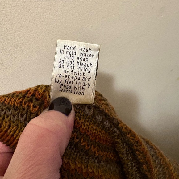 Vintage Pima cotton from Peru knitted sweater Ptp 19” - Picture 4 of 7